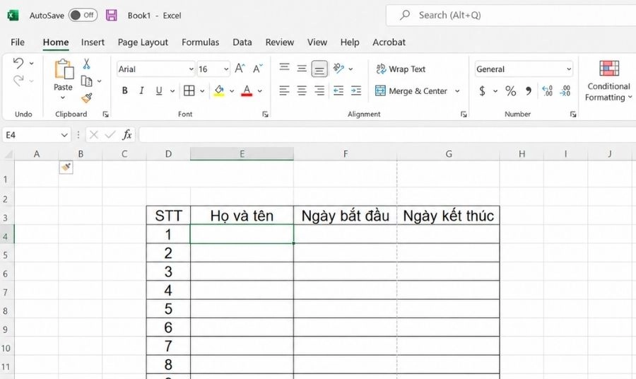 Cách bỏ tiêu đề lặp trong Excel