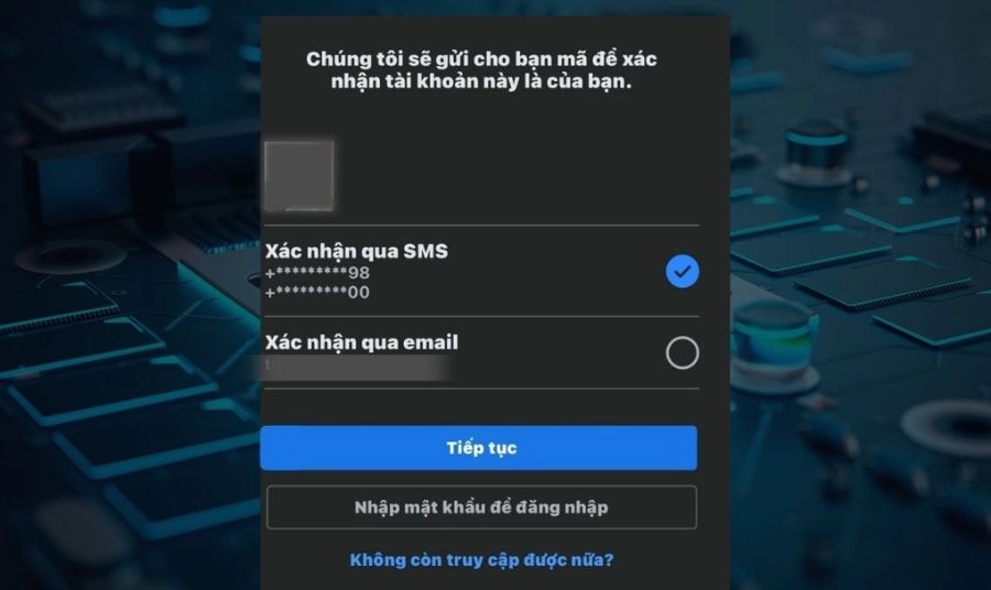 Cách lấy lại mật khẩu Facebook bằng Số điện thoại hoặc Gmail 2