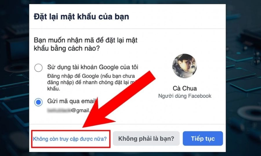 Cách lấy lại mật khẩu thông tin qua tính năng "Người liên hệ tin cậy" 2