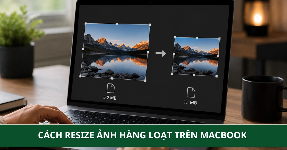 Cách resize ảnh hàng loạt trên Macbook nhanh chóng 2026