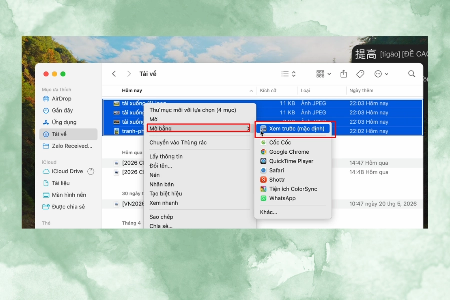 Resize ảnh hàng loạt nhanh chóng trên Preview Resize ảnh hàng loạt nhanh chóng trên Preview