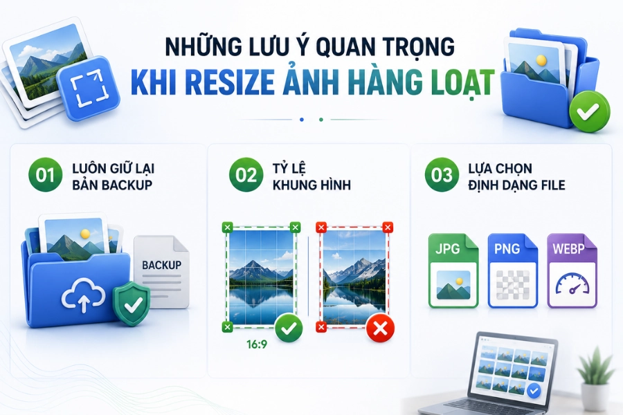 Những lưu ý quan trọng khi resize ảnh hàng loạt để không bị méo hình Những lưu ý quan trọng khi resize ảnh hàng loạt để không bị méo hình