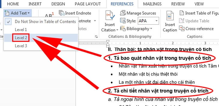 Sử dụng công cụ Heading Styles (Tab Home) - Khuyên dùng Sử dụng công cụ Heading Styles (Tab Home) - Khuyên dùng