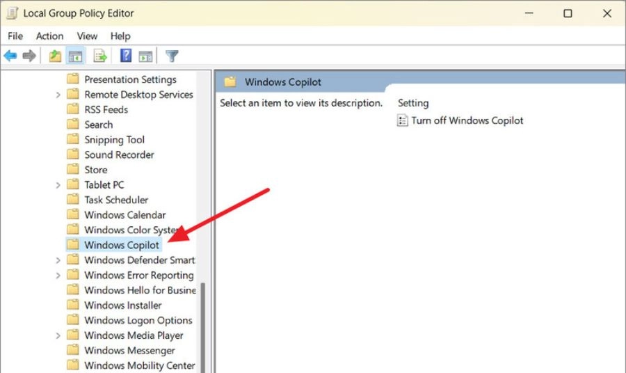 Tắt bằng Group Policy Editor