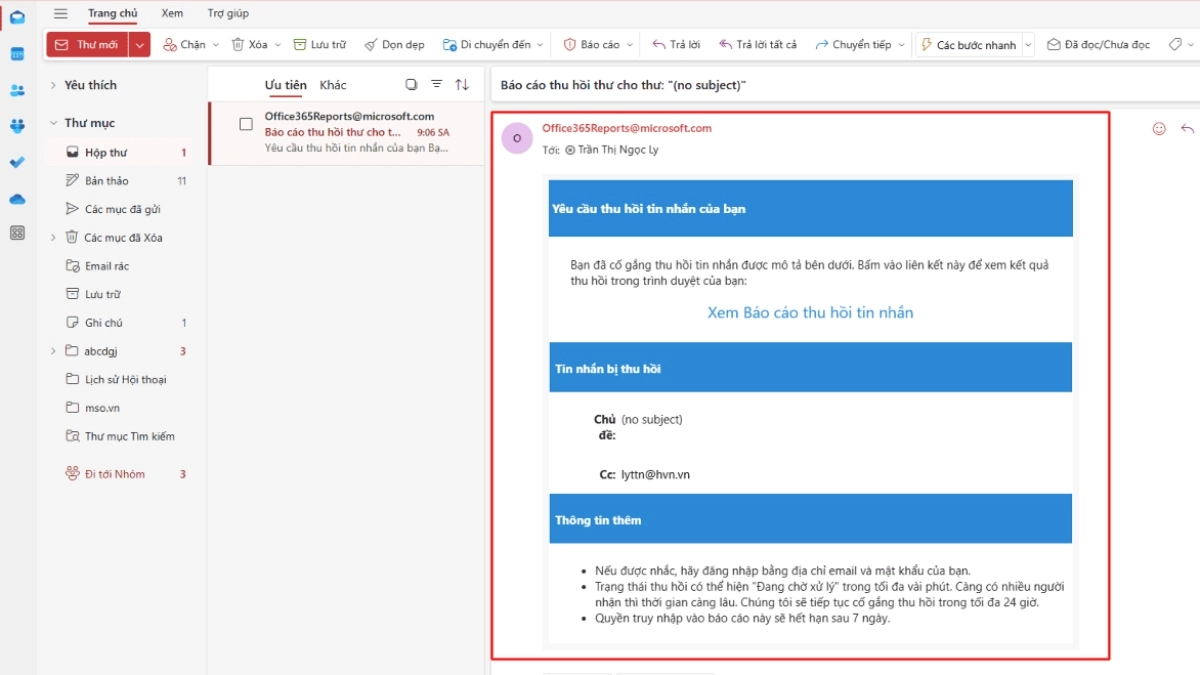 Cách Thu Hồi Email Đã Gửi Trên Gmail, Outlook Đơn Giản Nhất
