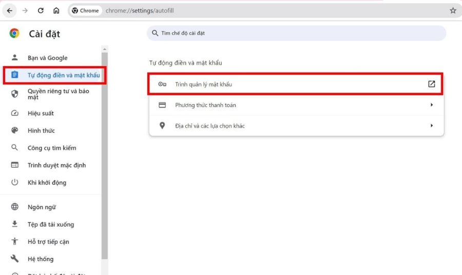 Cách xem mật khẩu Google đã lưu trong Cài đặt Chrome Cách xem mật khẩu Google đã lưu trong Cài đặt Chrome