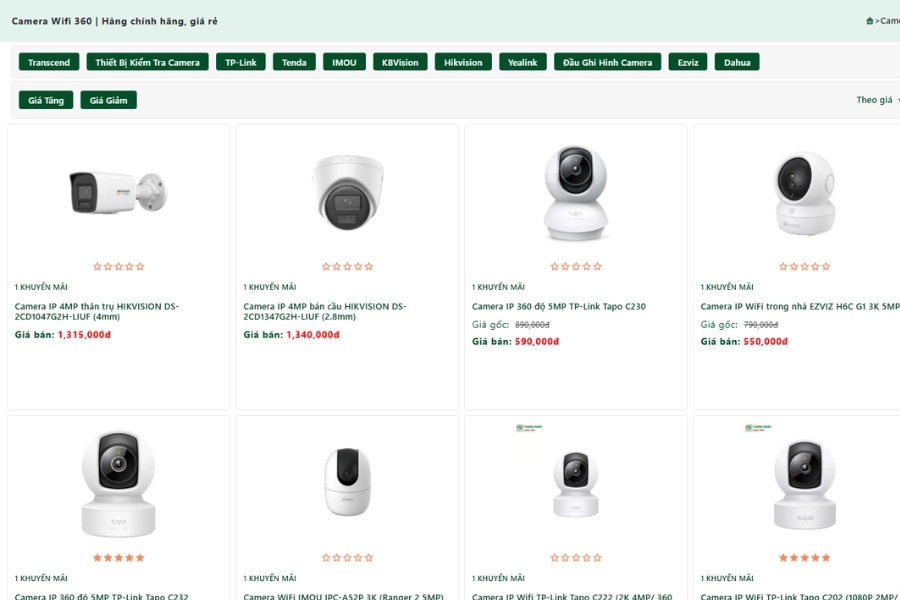 Chọn mua camera ngoài trời tại Thành Nhân TNC