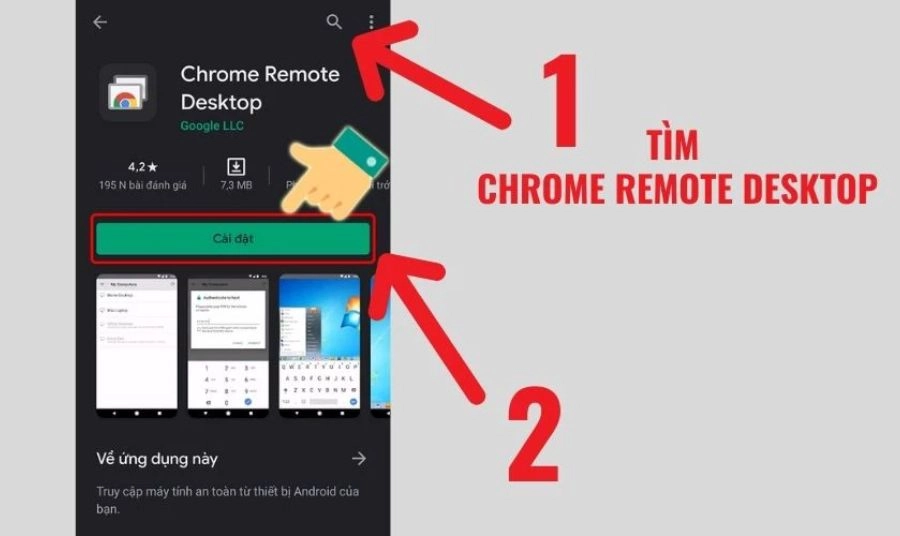Cài đặt trên điện thoại hoặc máy tính bảng Cài đặt trên điện thoại hoặc máy tính bảng