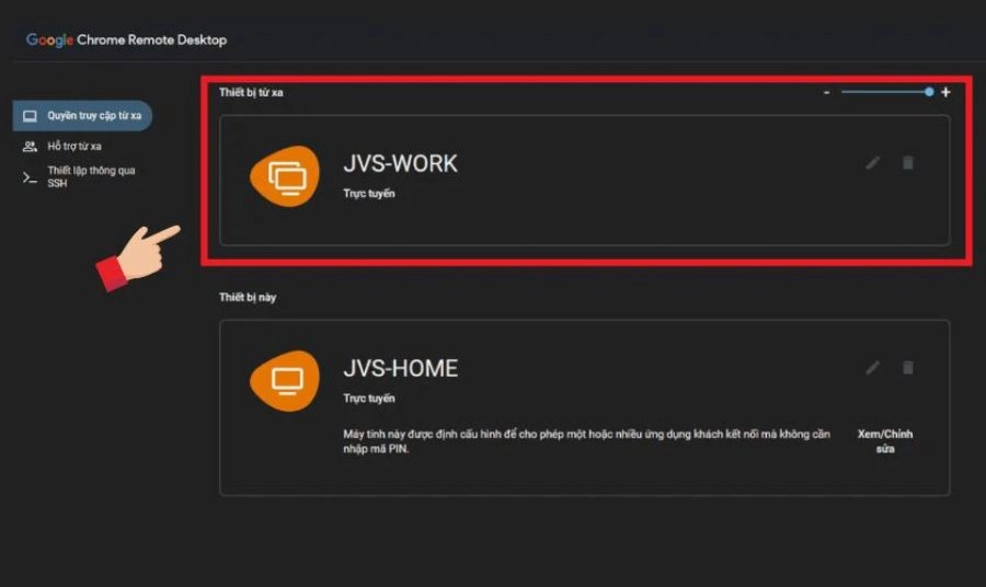 Kết nối từ máy tính khác Kết nối từ máy tính khác