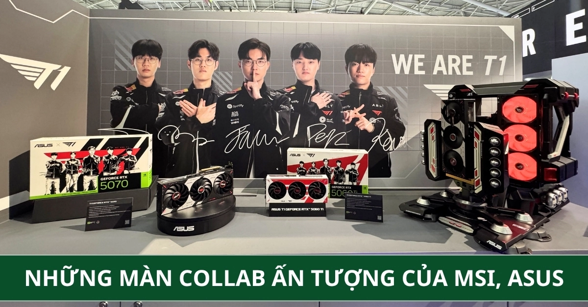 [COMPUTEX 2026] Ngắm nhìn các bản “collab” nổi bật từ những thương hiệu ASUS, MSI