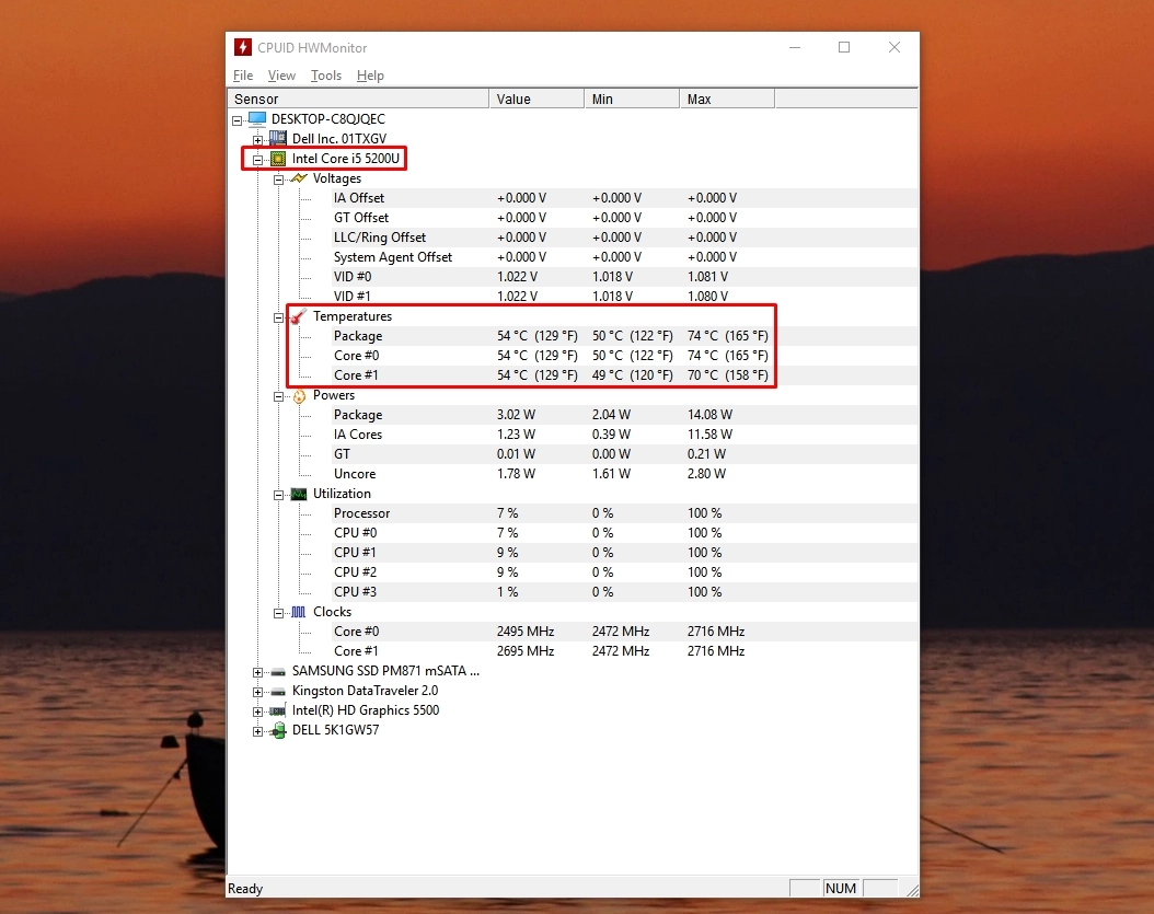 Kiểm tra độ CPU