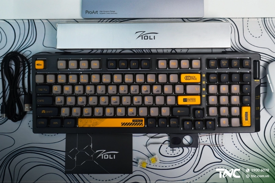 Đánh giá bàn phím cơ không dây Wireless Gaming Zidli FK980 Tutu and Toto 2