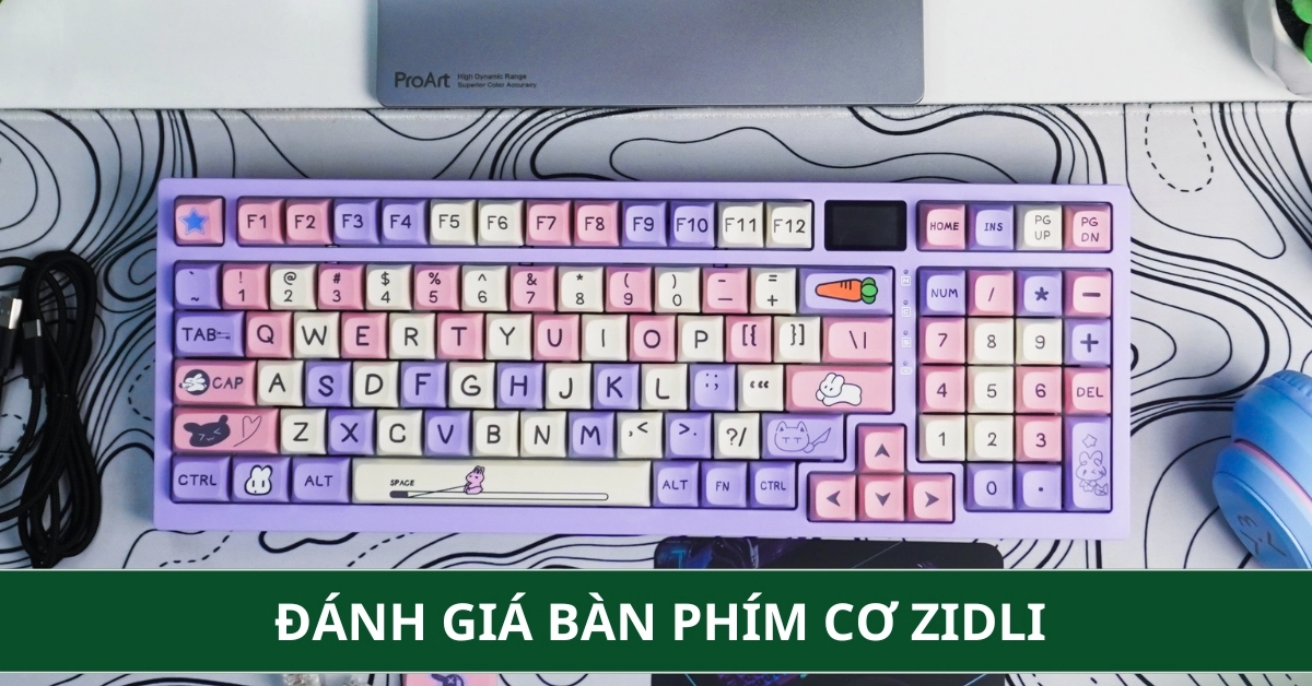 Đánh Giá Bàn Phím Cơ Zidli: Lựa Chọn Mới Cho Game Thủ