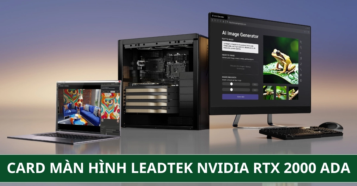 Đánh Giá Card Màn Hình Leadtek NVIDIA RTX 2000 Ada: Vũ Khí Chiến Lược Cho Đồ Họa Chuyên Nghiệp