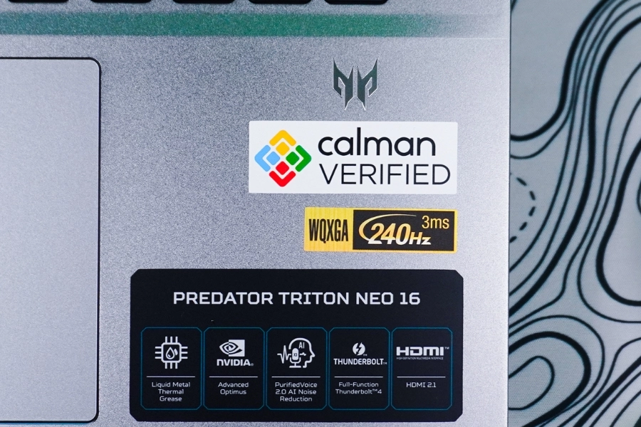 Tổng quan về laptop Acer Predator Triton Neo 16 PTN16-51-78JQ Tổng quan về laptop Acer Predator Triton Neo 16 PTN16-51-78JQ