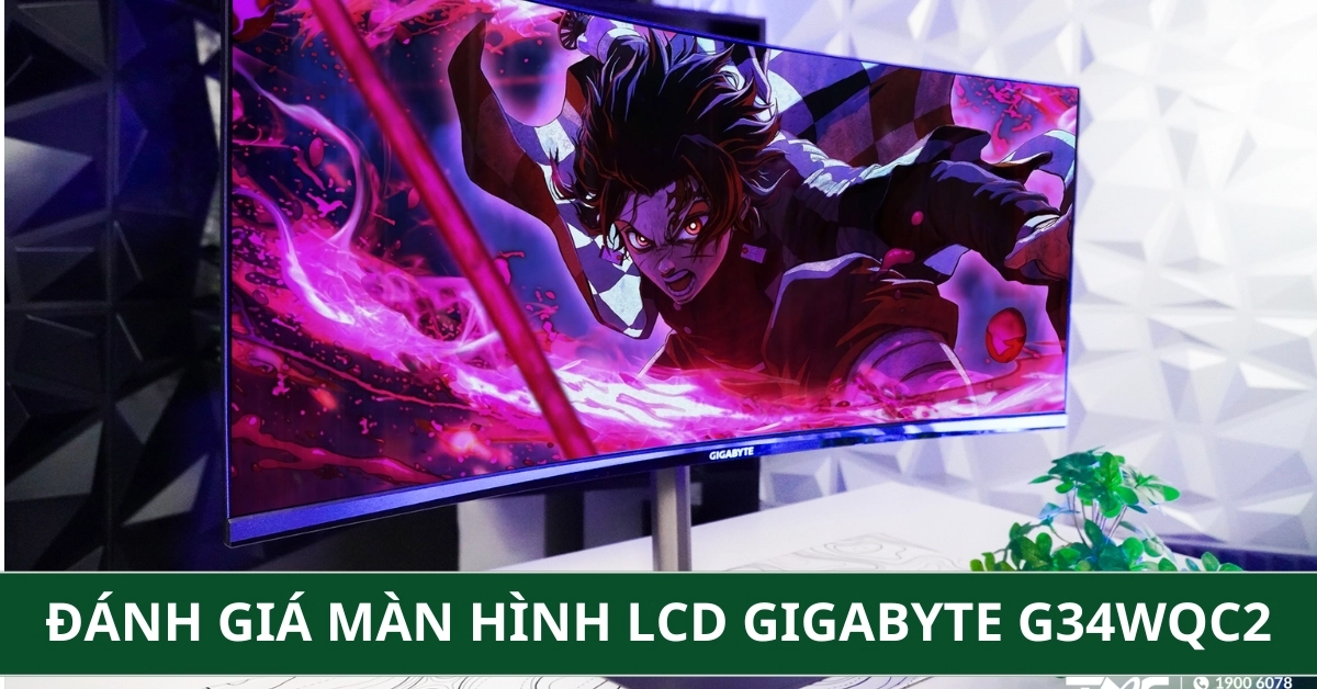 Đánh Giá Màn Hình LCD Gigabyte G34WQC2: Siêu Phẩm Màn Hình Cong Cho Game Thủ