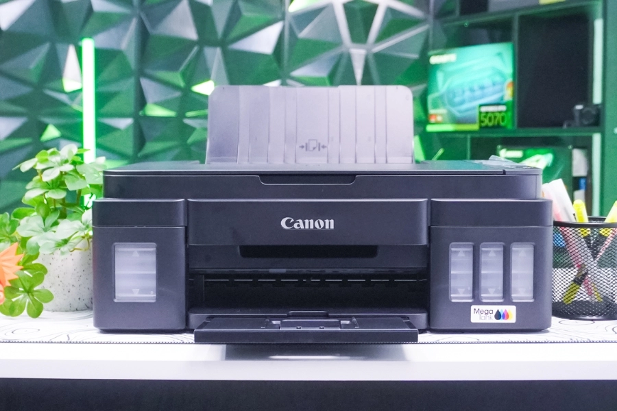 Tổng quan về thương hiệu và thiết kế ngoại hình của Canon Pixma G3010