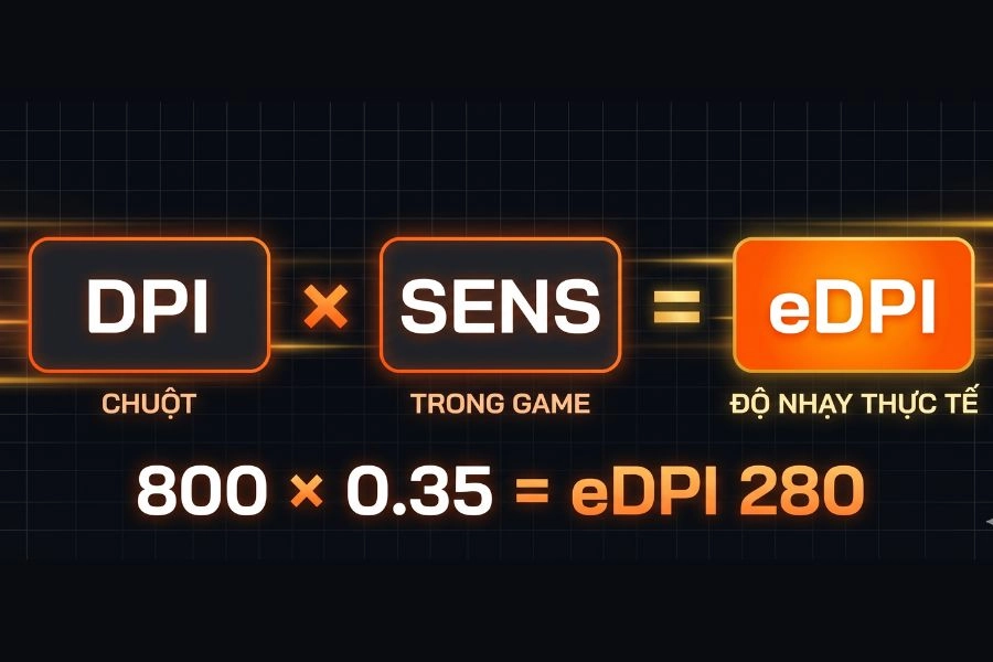 eDPI là gì trong game eDPI là gì trong game