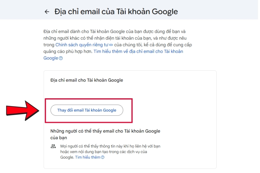 Cách đổi tên địa chỉ gmail nhanh chóng trên giao diện máy tính