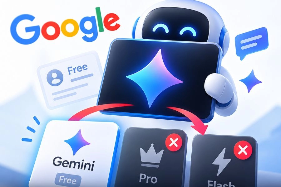 Google Giới Hạn Gemini Miễn Phí: Chỉ Còn Flash-Lite Từ 9/10 Google Giới Hạn Gemini Miễn Phí: Chỉ Còn Flash-Lite Từ 9/10