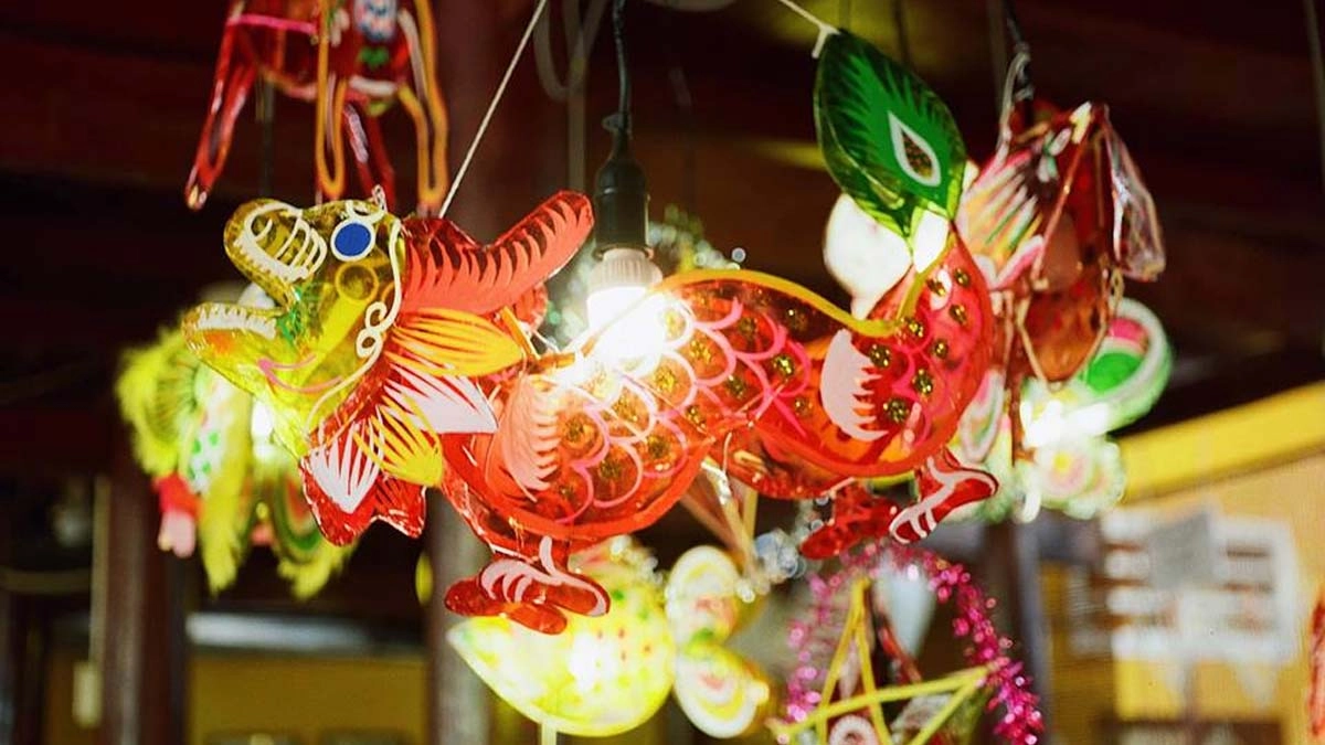 hình nền đèn lồng nhiều màu sắc