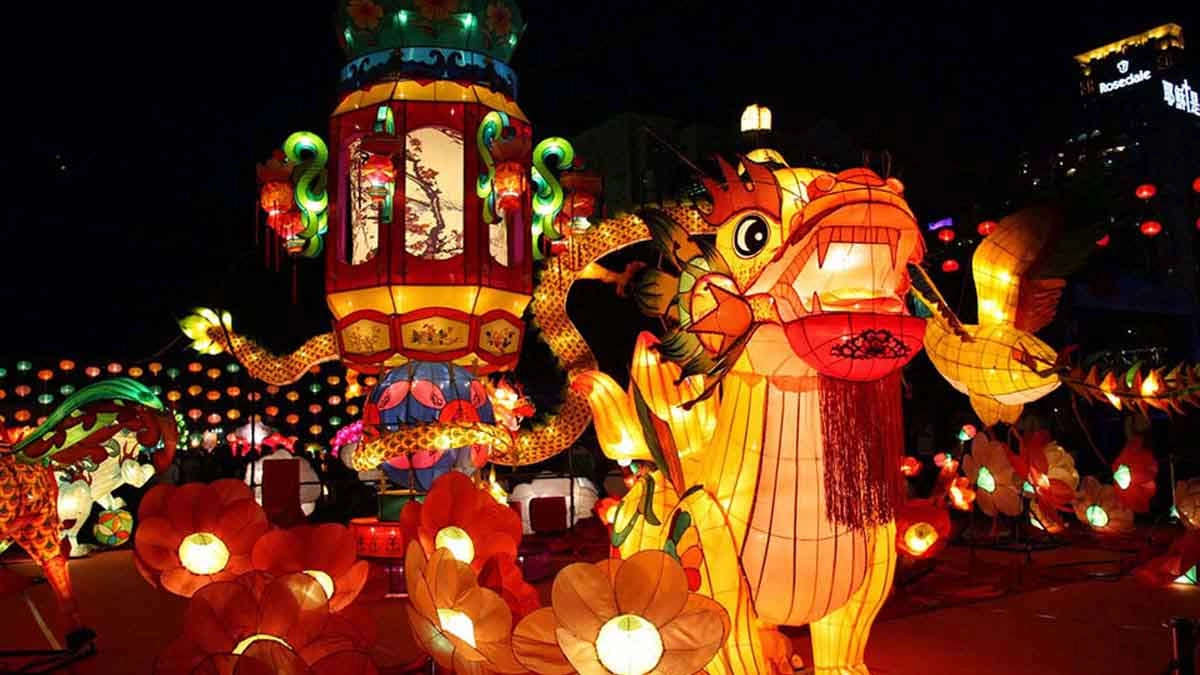 hình nền đêm hội trung thu