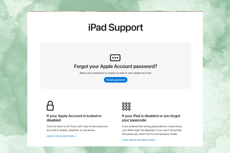 Cách khắc phục iPad dính iCloud bằng Apple Support Cách khắc phục iPad dính iCloud bằng Apple Support