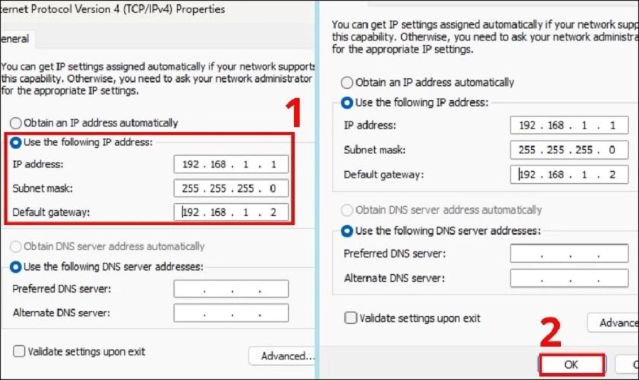 Kết nối mạng LAN 10