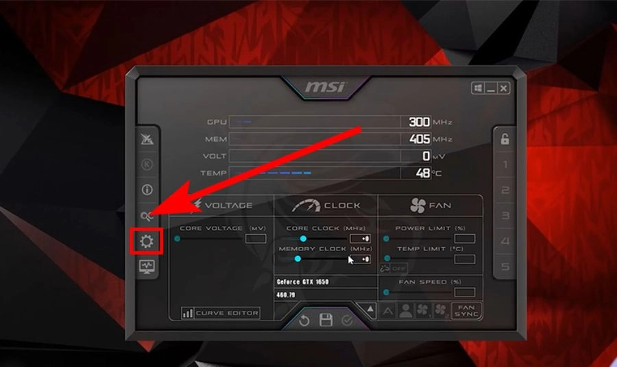Kiểm tra nhiệt độ CPU bằng MSI Afterburner