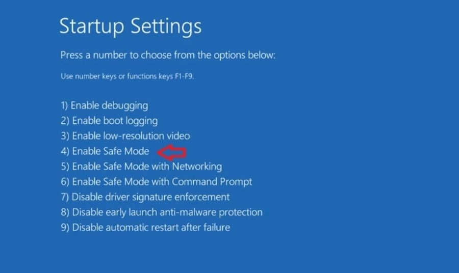 Khởi động Windows vào Safe Mode