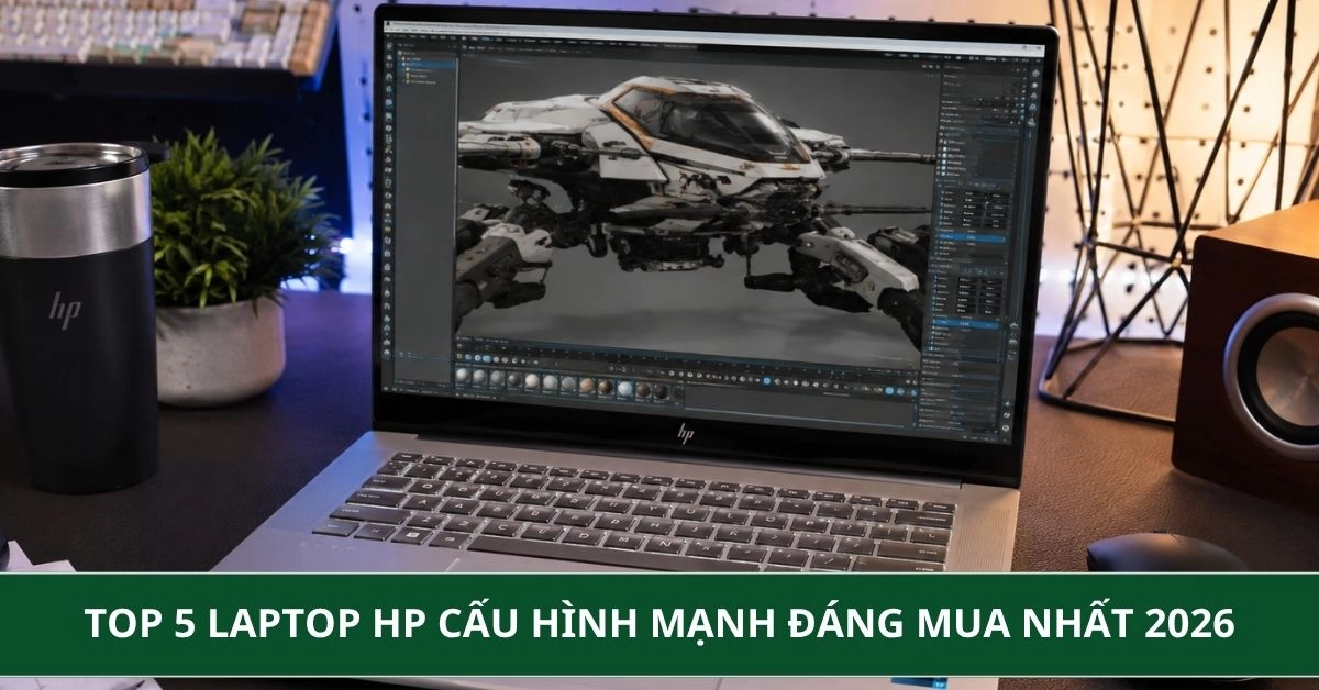 Top 5 Laptop HP cấu hình mạnh đáng mua nhất 2026