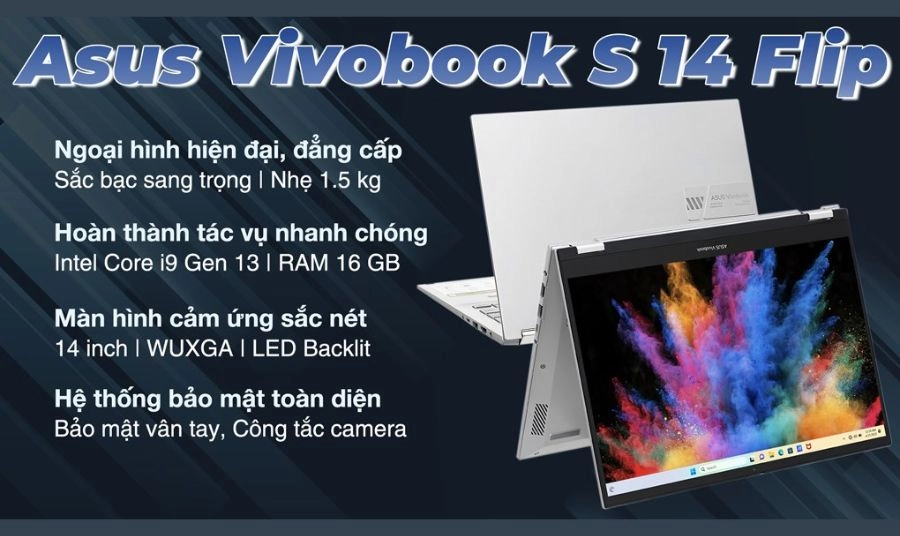Laptop Asus Vivobook S 14 Flip TP3402VA-LZ118W