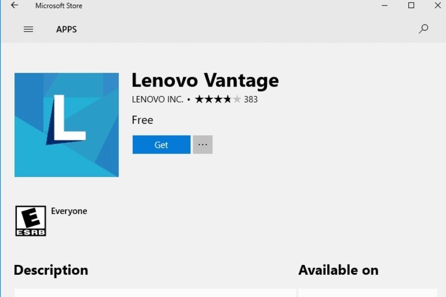 Hướng dẫn tải và cài đặt Lenovo Vantage chính hãng Hướng dẫn tải và cài đặt Lenovo Vantage chính hãng