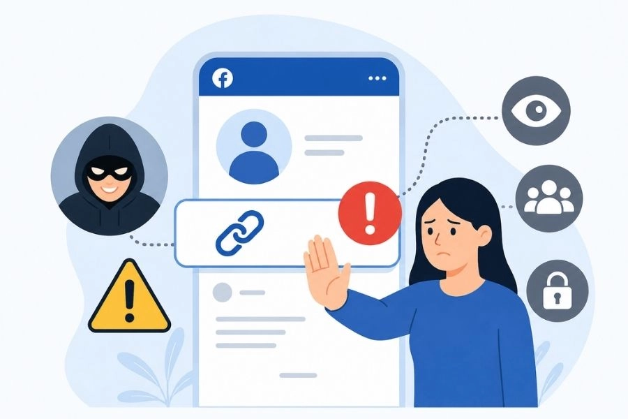 Lưu ý bảo mật quan trọng khi chia sẻ link Facebook cá nhân Lưu ý bảo mật quan trọng khi chia sẻ link Facebook cá nhân