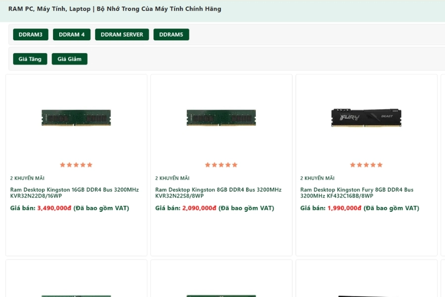 Hướng dẫn cách chọn loại RAM phù hợp nhất cho hệ thống