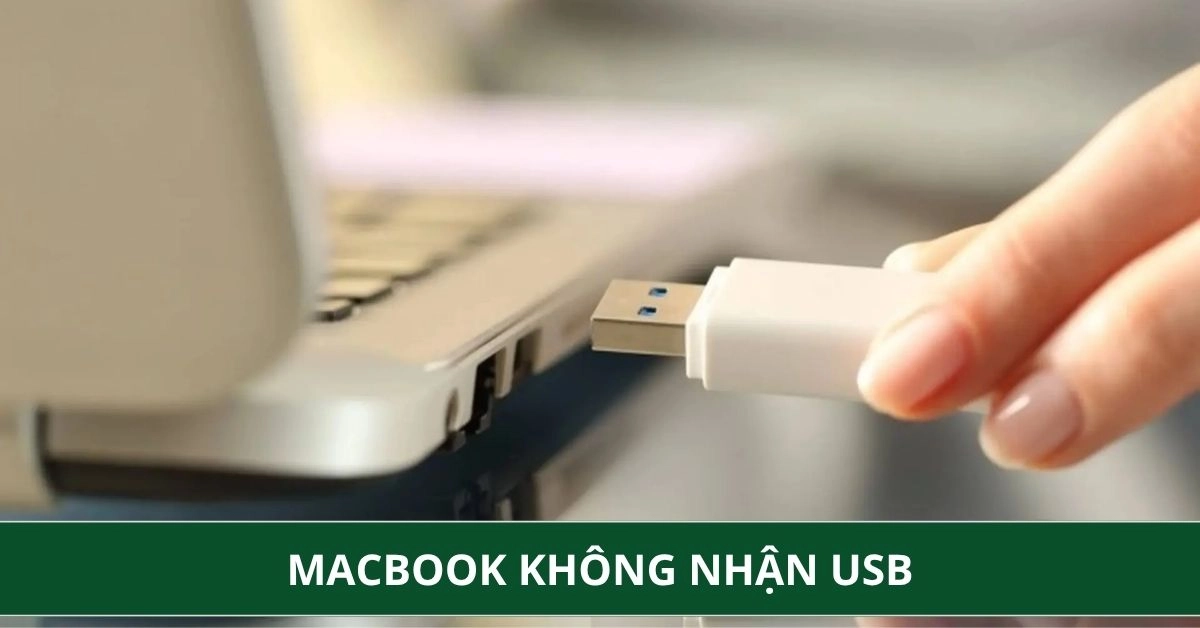 MacBook không nhận USB: Nguyên nhân và cách khắc phục hiệu quả