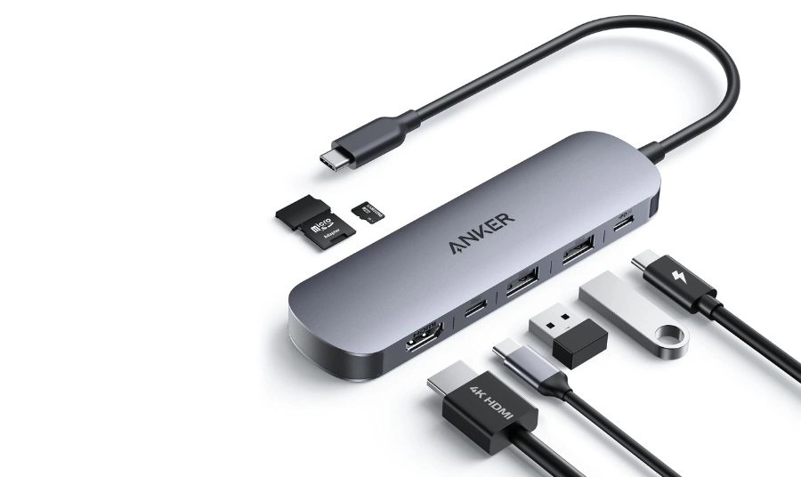 Hub hoặc bộ chuyển đổi USB-C không tương thích