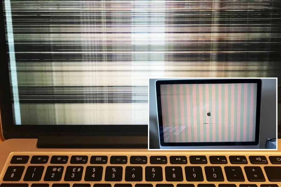 Lỗi màn hình Macbook hiển thị sọc ngang, sọc dọc, đứt nét Lỗi màn hình Macbook hiển thị sọc ngang, sọc dọc, đứt nét