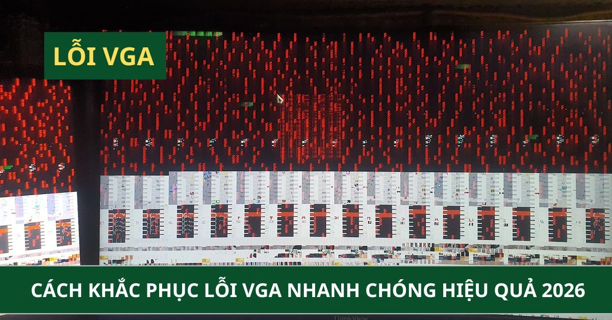Cách khắc phục lỗi VGA nhanh chóng hiệu quả 2026
