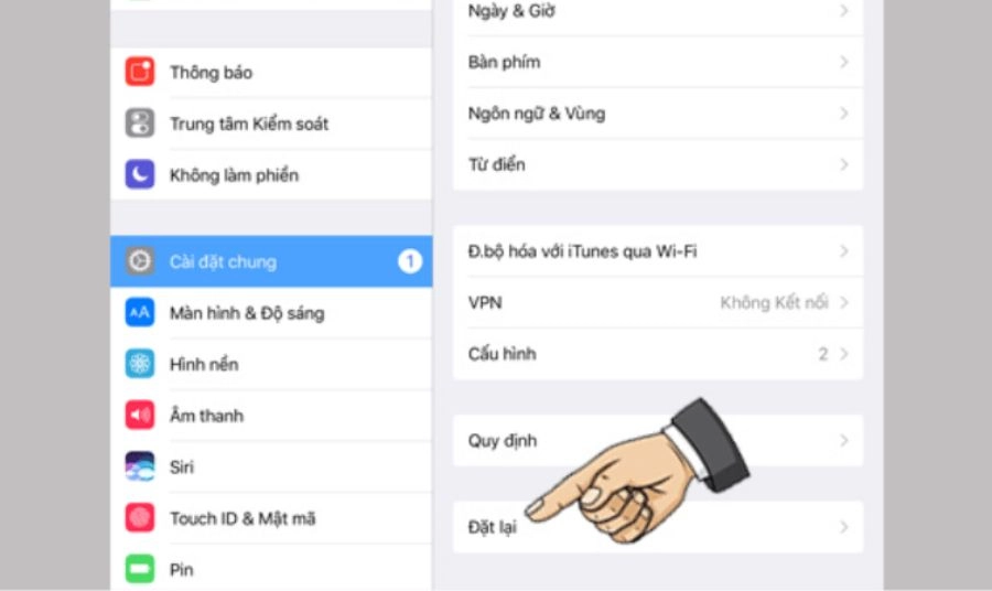 Khôi phục cài đặt gốc