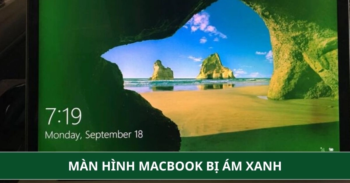 Màn hình MacBook bị ám xanh: Nguyên nhân và cách khắc phục chi tiết