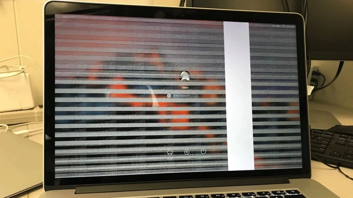 Dấu hiệu nhận biết màn hình MacBook bị biến dạng