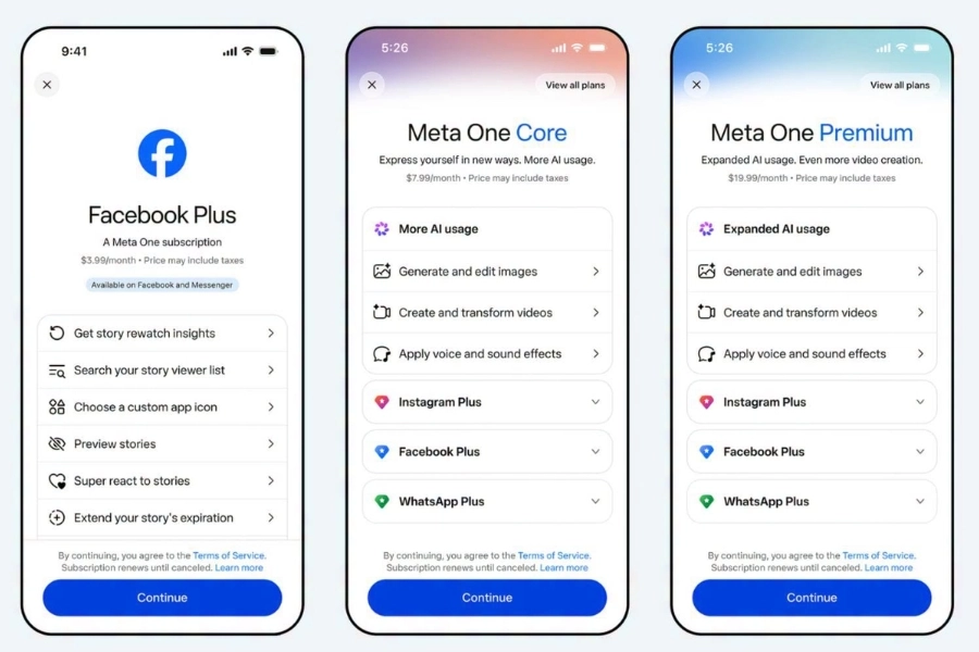Bứt phá ới các gói dịch vụ trí tuệ nhân tạo Meta AI Bứt phá ới các gói dịch vụ trí tuệ nhân tạo Meta AI