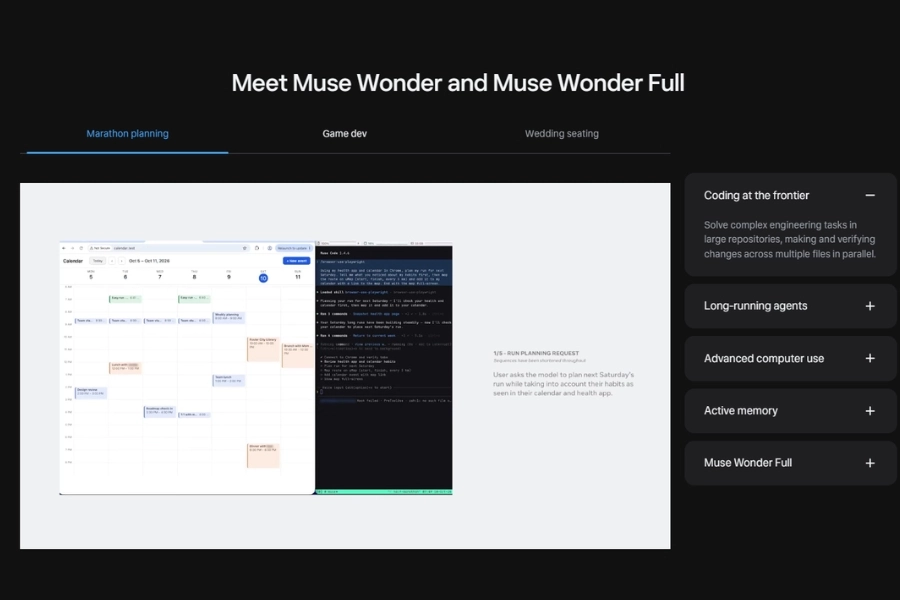Sự kiện Meta ra mắt Muse Wonder và Muse Wonder Full
