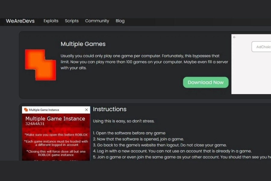 Hướng dẫn cách cài đặt Multiple Roblox trên PC nhanh chóng