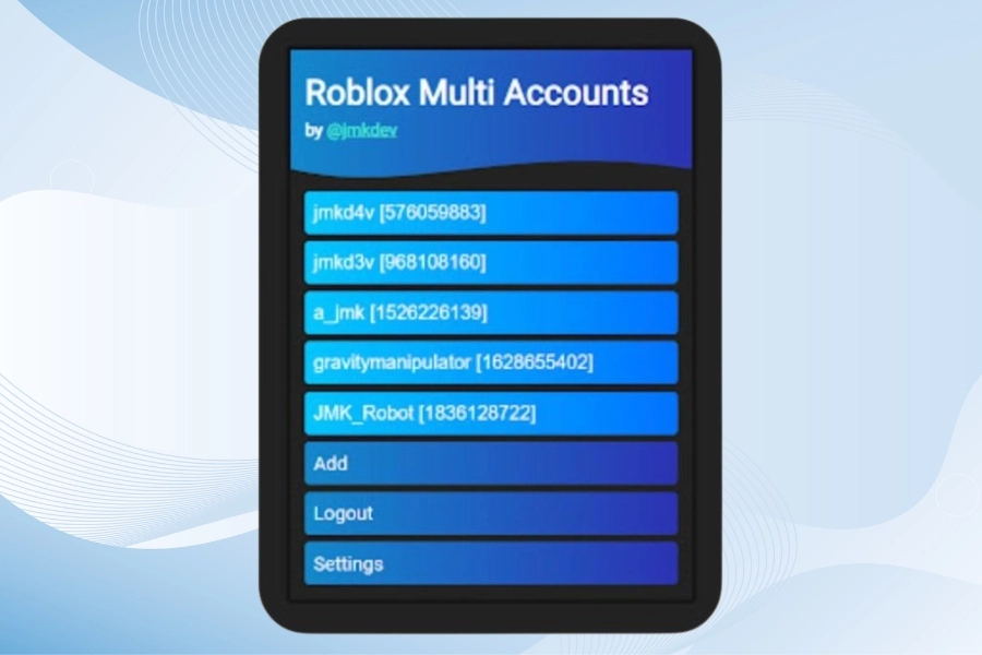 Các lưu ý bảo mật khi đăng nhập nhiều tài khoản Roblox