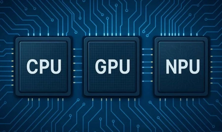 So sánh NPU với CPU và GPU