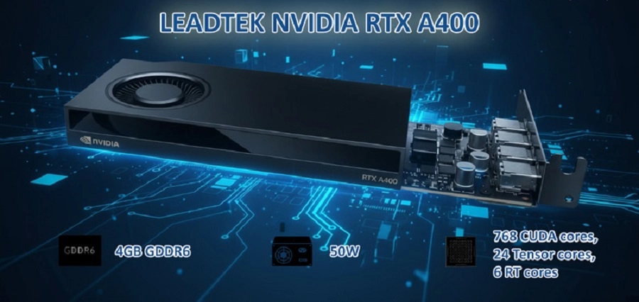 NVIDIA A400 4GB Cho AI, CAD, Render – Có Đủ Mạnh Không
