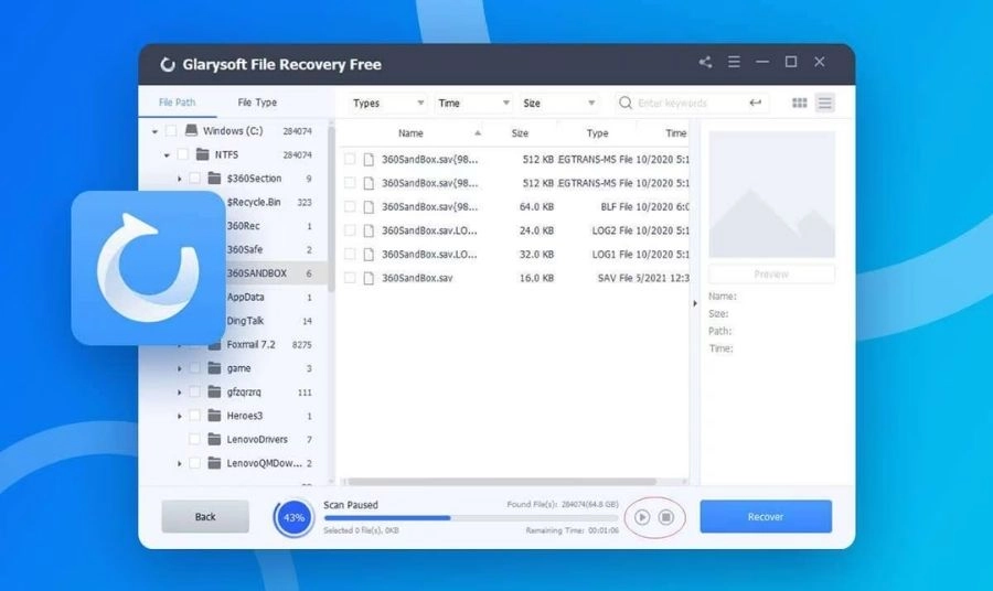 Glarysoft File Recovery