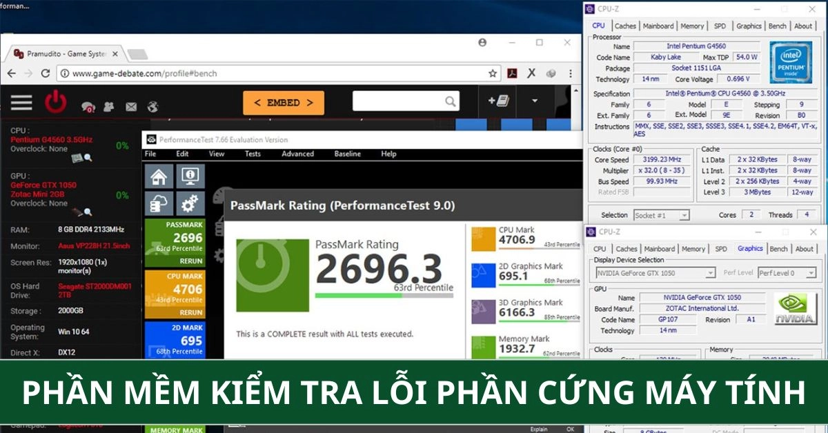 Top 7+ Phần Mềm Kiểm Tra Lỗi Phần Cứng Máy Tính Chuẩn Xác Nhất